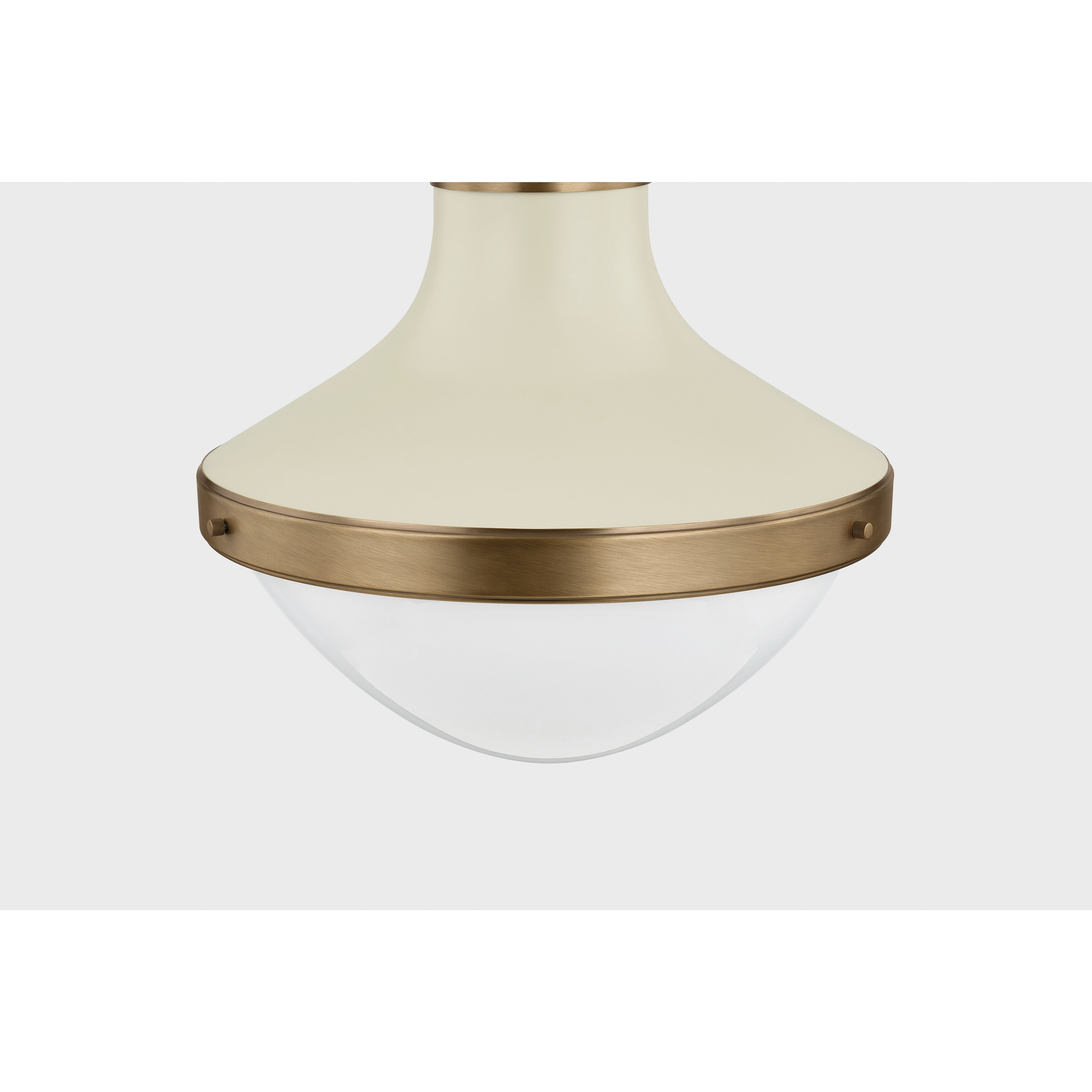 Maxton 1 Light 17.75 inch Patina Brass and Soft Sand Pendant Ceiling Light
